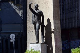 15 Statue Of Lisandro De La Torre Avenida Diagonal Norte Roque Saenz Pena Near Plaza de Mayo Buenos Aires.jpg